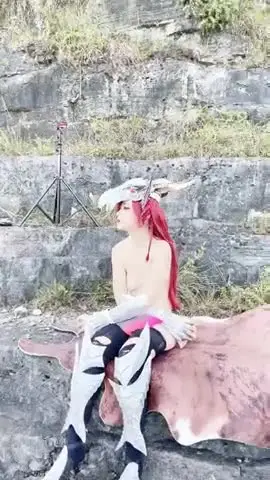 爆机少女喵小吉 - 曙光爵银龙 拟人 Malzeno）（64P 4V）Video怪物猎人短4k