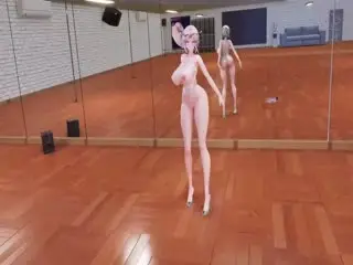 MMD 纯舞石雕西柚×舞啪吃掉小指挥官#3D