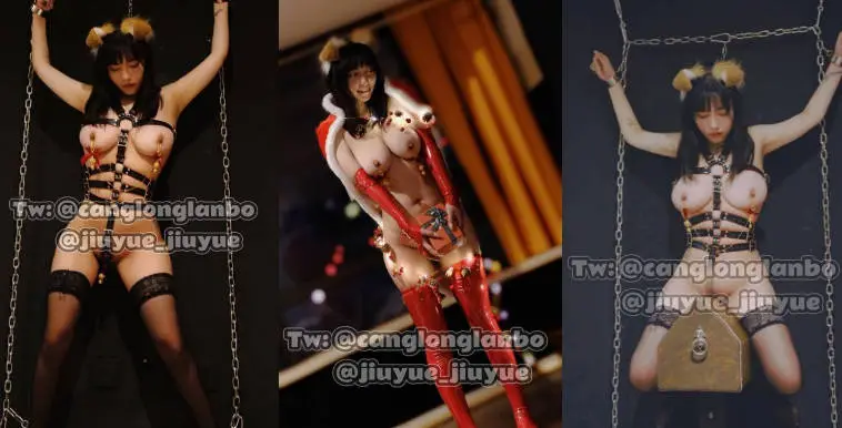 年末震撼流出，可女神可母狗！推特露脸高颜巨乳反差女神【酒月】新号主人调教私拍，露出调教啪啪