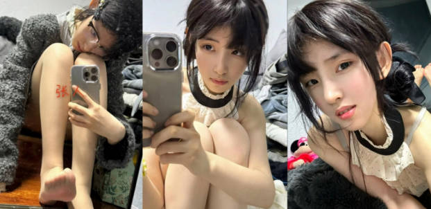 【最新爆料】，抖音微博究极反差高颜露脸女大【张人o】无水隐私流出②，宿舍自慰性爱，典型表里不一母狗