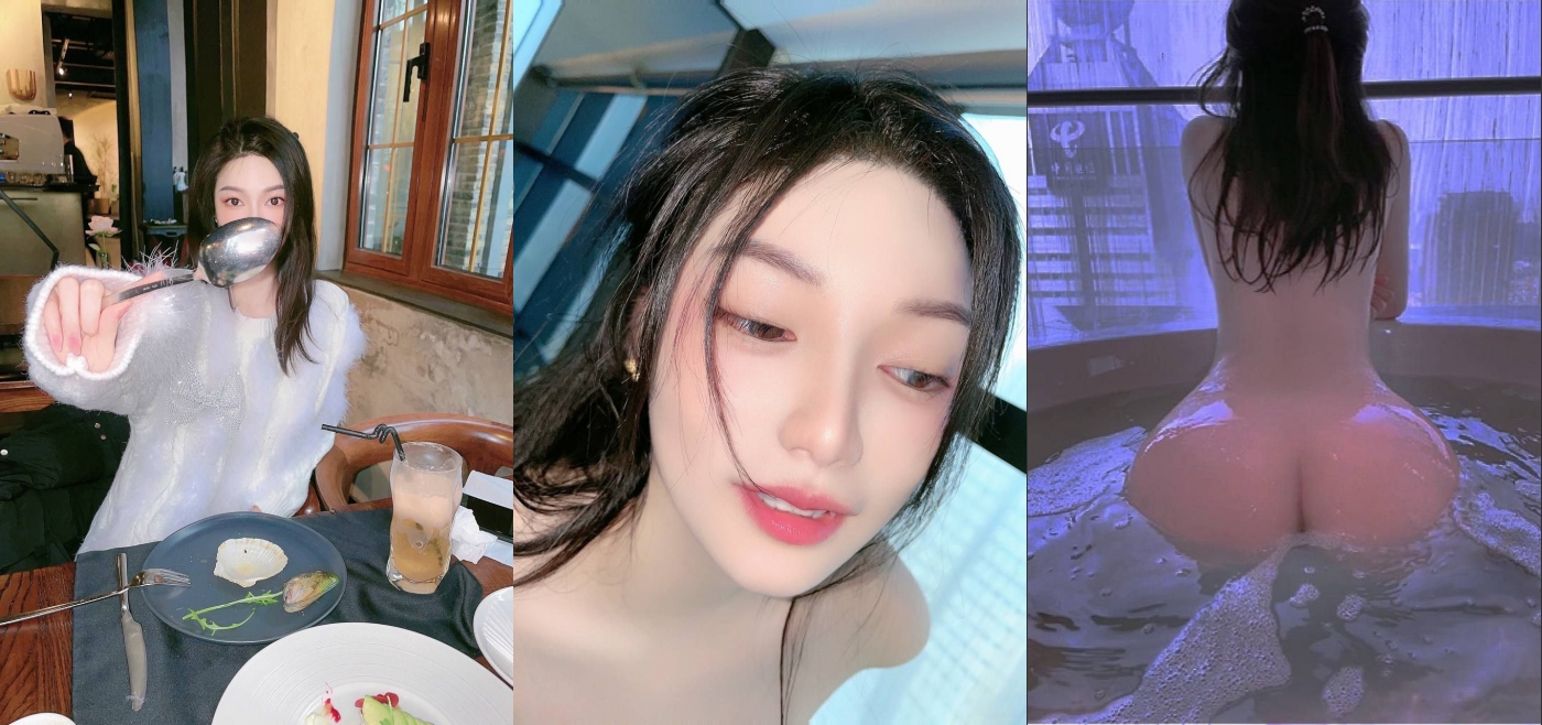穷人女神富人母狗，硅胶娃娃般极为罕见白虎一线天馒头粉屄高颜值美女