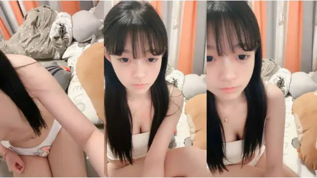 清纯尤物美少女！外表呆萌卡哇伊！脱光光自摸揉穴，掰开特写紧致，娇喘呻吟，翘起光滑美臀摇摆