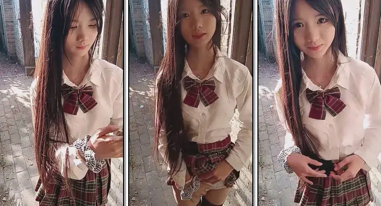 【水嫩宝宝】农村07年美少女 户外跳蛋 沟搭隔壁油腻大叔 舔逼 真润 放得开 (3)