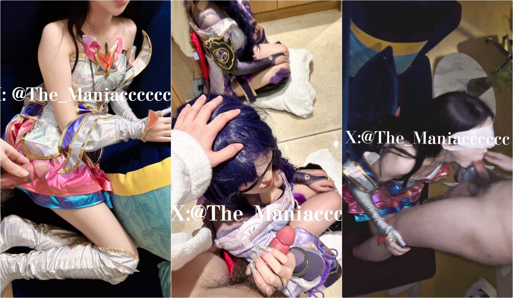绝美！极品COS嫩妹收藏家『Maniacccccc』漫展结束高冷的绝世美颜卡莎Coser被带回酒店继续【4K原档】