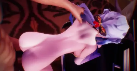 MMD虚拟巨乳骚女，淫荡肉体狂摇抖臀，爆汁诱惑！