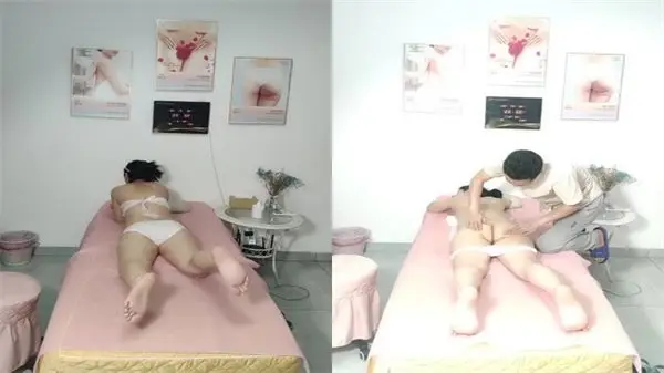 娇小美女的真实SPA推油按摩，诱惑无限