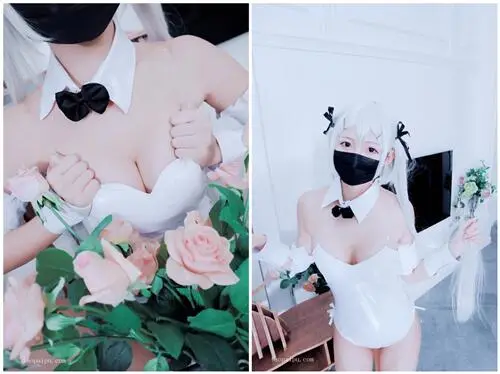 白袜袜罗格 – 鲜花白发[1V 10P]