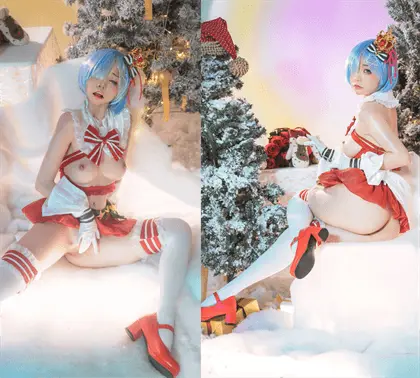 爆机少女喵小吉-圣诞蕾姆 骸骨少女
