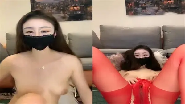 红丝欲姐苗条巨乳！骑乘假阳具自慰近拍特写，淫声骚话挑逗互动高潮