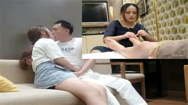 足浴店撩骚实录：偷录约炮小姐姐开房全程，高清抽插高潮不断！