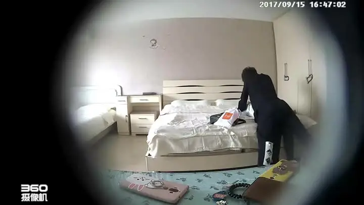 【360摄像头】酒店小众比较稀缺的房型35V，某房22RMB热销作品，学生情侣夫妻，私密空间大揭秘精彩~1~2017 09 15 164526 cloud video new