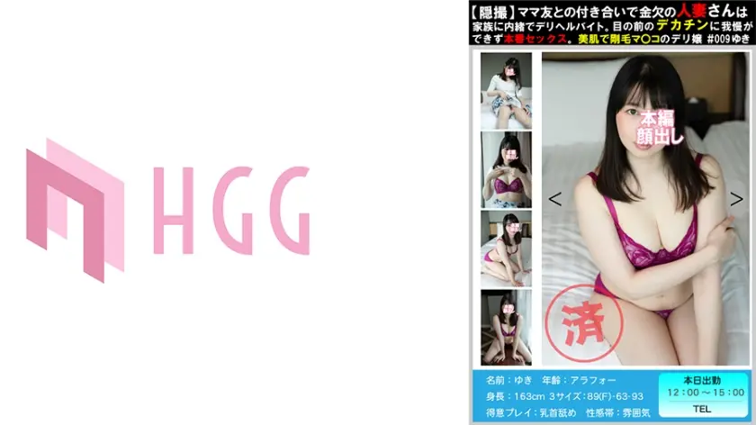 561PM-009 【隠撮】ママ友との付き合いで金欠の人妻さんは家族に内緒でアルバイト。目の前のデカチンに我慢が