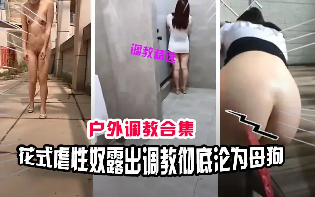 调教精选户外花式调教性癖成瘾的母狗调教成专属肉便器