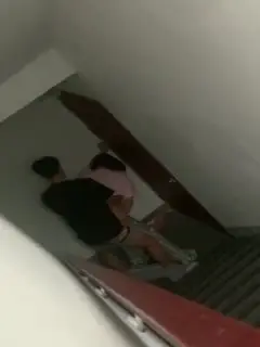 玩的就是心跳楼梯出口直接操  #户外