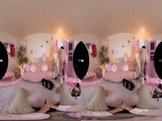 408KIWVR-375 【VR】【お触り禁止！本番禁止！】スタイル抜群【白GAL美巨乳ピンク乳首女子校-cd1