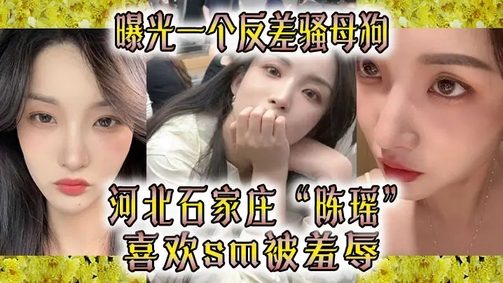 反差骚母狗！河北石家庄人妻极品调教，爆操羞辱内射