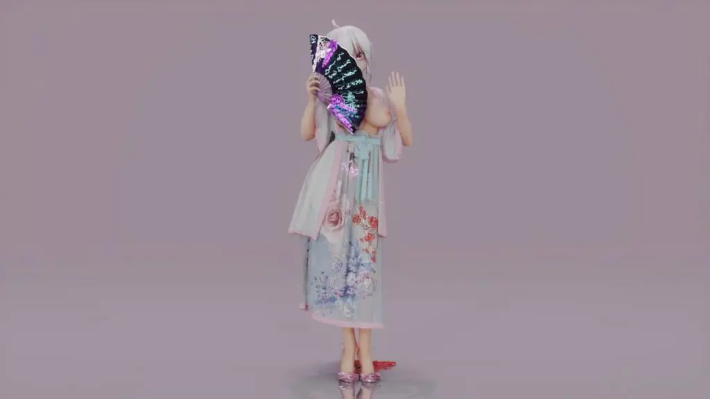 MMD50 巨乳汉服妹纸弱音被狂操 寄明月高潮淫叫