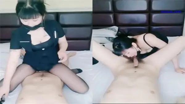 异地出差寂寞难耐，小宾馆叫了张神秘小卡片套餐，上门服务太刺激！