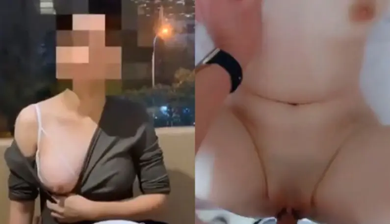 巨乳骚母狗在裸露破戒！回家被屌狠狠惩罚！