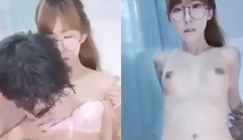 可爱眼镜娘 浪叫激喊：「止めで」