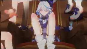 Femdom68最新力作：芙宁娜调教动画中字【高跟足交/女王羞辱】