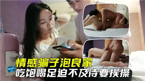 情感骗子诱骗良家少妇得手，酒足饭饱后饥渴难耐求操！