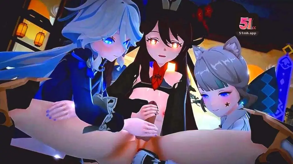 【原神全明星】3DMMD恋活多人淫乱盛宴：激震乱交狂欢夜！