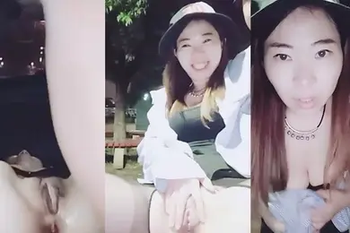 胆子真大啊晚上风骚的少妇为了满足狼友在户外露出口交舔胸回到车里深喉啪啪车震淫荡刺激