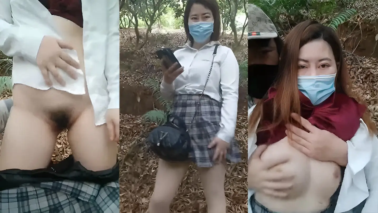 【粉灯小王子】块约个人妻野战,大胸又白又挺,小山坡下无人好办事,脱下JK抠穴后入,紧张刺激1