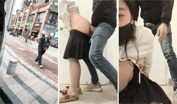 鹿爷最man广场搭讪，厕所内啪啪，街头跳蛋喷水，再勾搭小伙带回住处做爱..