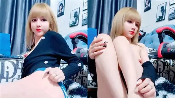 超性感黄发美女这黑丝美腿让我欲罢不能卧槽这腿也太极品了瞬间鸡儿梆硬
