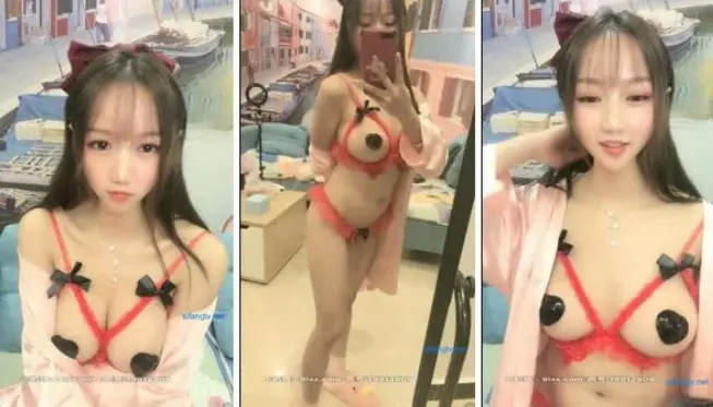 韩奶儿高甜美少女，穿着情趣吊带内衣，骚痒的阴道 想要哥哥，大黑牛狂震阴蒂，爽死这妹啦！..