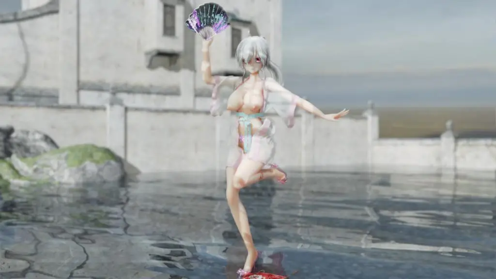 MMD52汉服萝莉少女弱音寄明月
