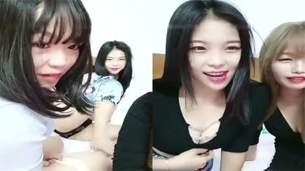 大三小湿妹颜值姐妹