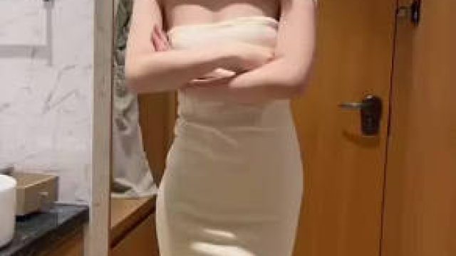 白色包臀裙制服肉丝高跟-深情小K