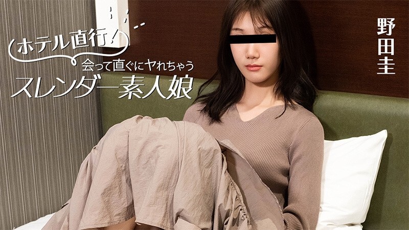 HEYZO-3824 野田圭 [Noda Kei] 直接去饭店！身材苗条的业余女孩，见面就能发​​生性关系 - 无码成人视频 HEYZO